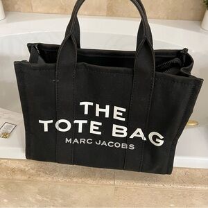 Marc Jacobs Black Canvas Tote Bag